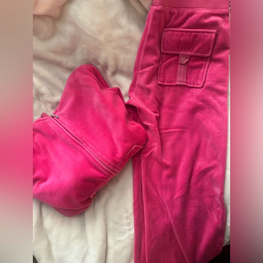 juicy couture hot pink tracksuit